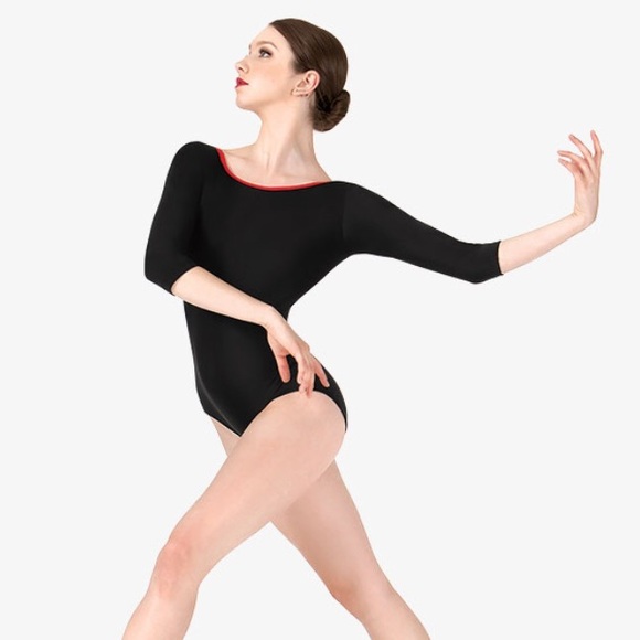 Mariia "Lara" Class Essential 3/4 Sleeve Leotard - Picture 2 of 4